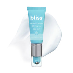 Bliss Eye Do con rodillo de acero para hidratar y deshinchar la zona de los ojos.