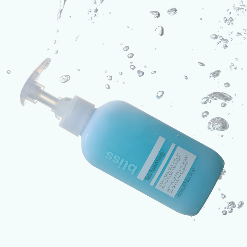 Bliss Fab Foaming: envase de 190 ml para rutina diaria.