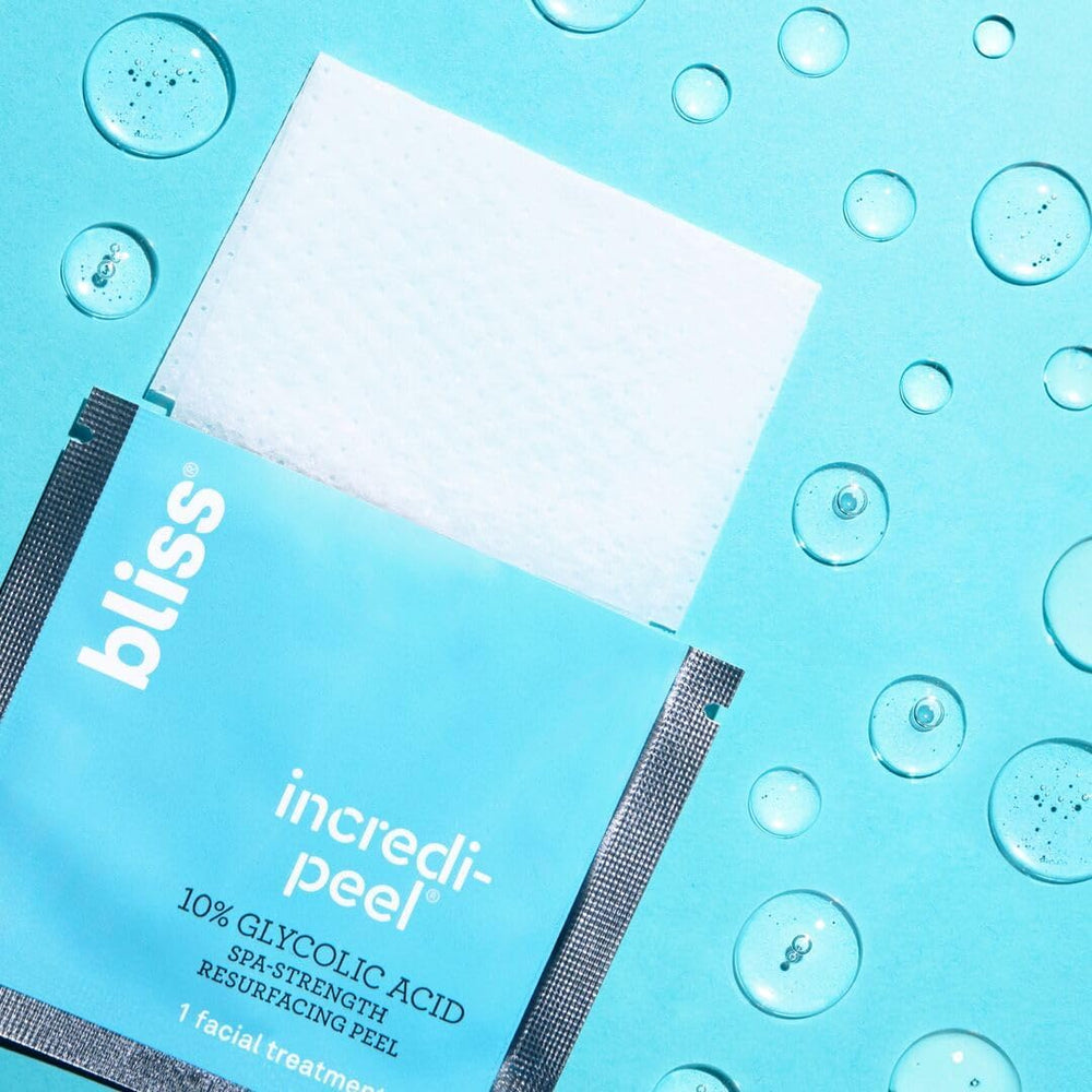 Bliss Incredi-Peel, envase compacto y lujo para rutina diaria