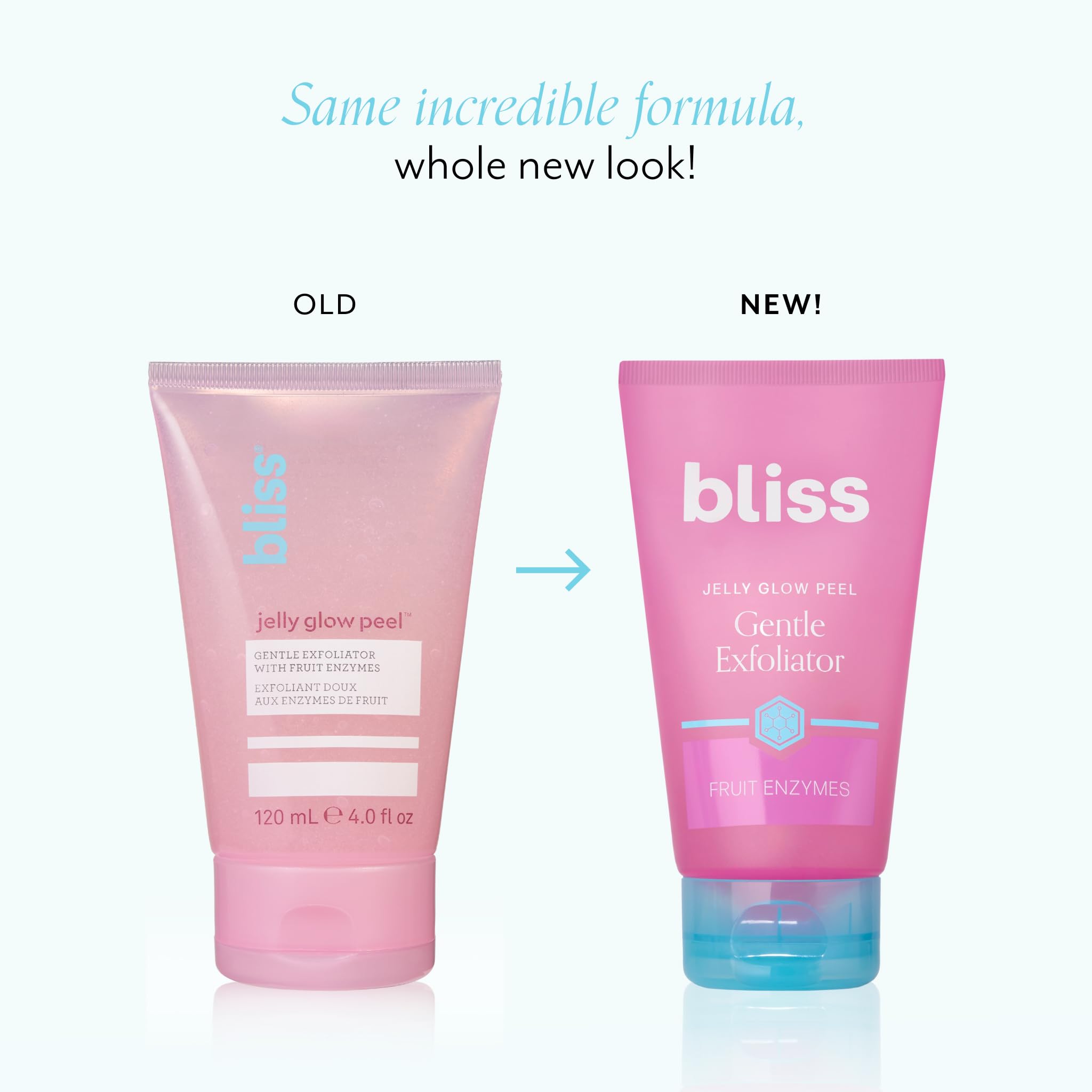 Bliss Jelly Glow Peel, enzimas-fruta-pina-papaya, exfoliación suave para piel lisa.