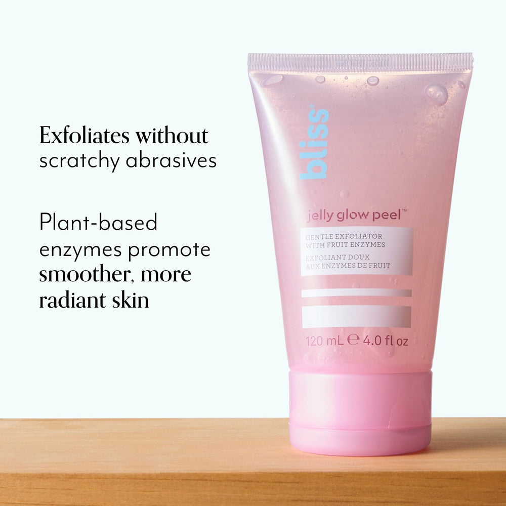 Bliss Jelly Glow Peel, hidrata-piel, fórmula suave que aporta humedad y confort.