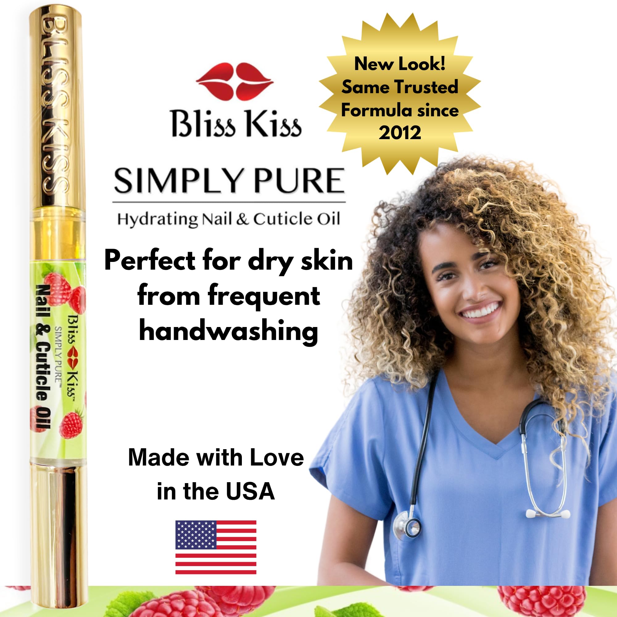 Bliss Kiss Aceite Absorcion Rapida: cuidado ligero sin grasa para uñas saludables.