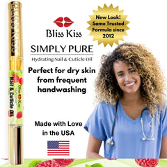 Bliss Kiss Aceite Absorcion Rapida: cuidado ligero sin grasa para uñas saludables.