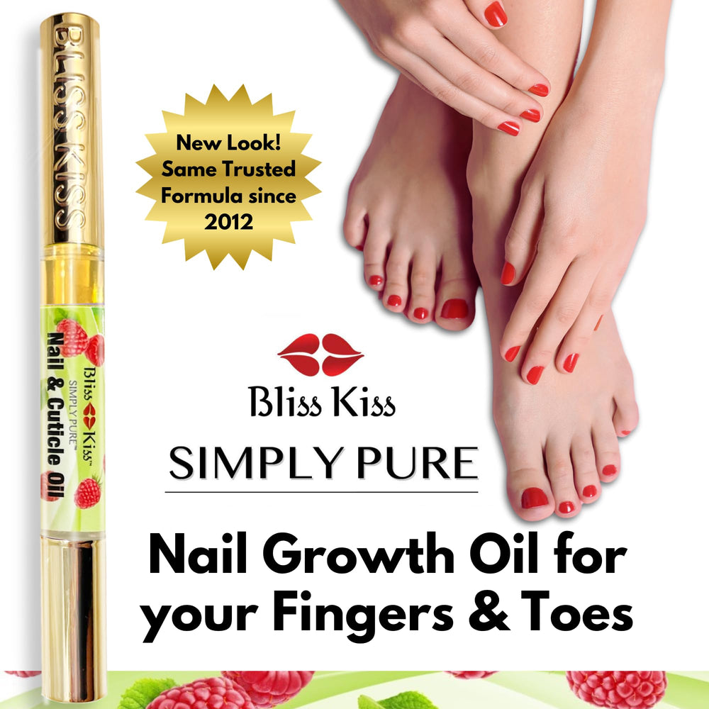 Bliss Kiss Aceite Uñas Nutritivo: vitamina E y jojoba para uñas bien nutridas.