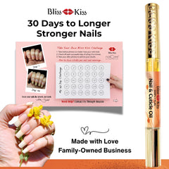 Bliss Kiss: bolígrafo para aplicación precisa del aceite de cutícula.