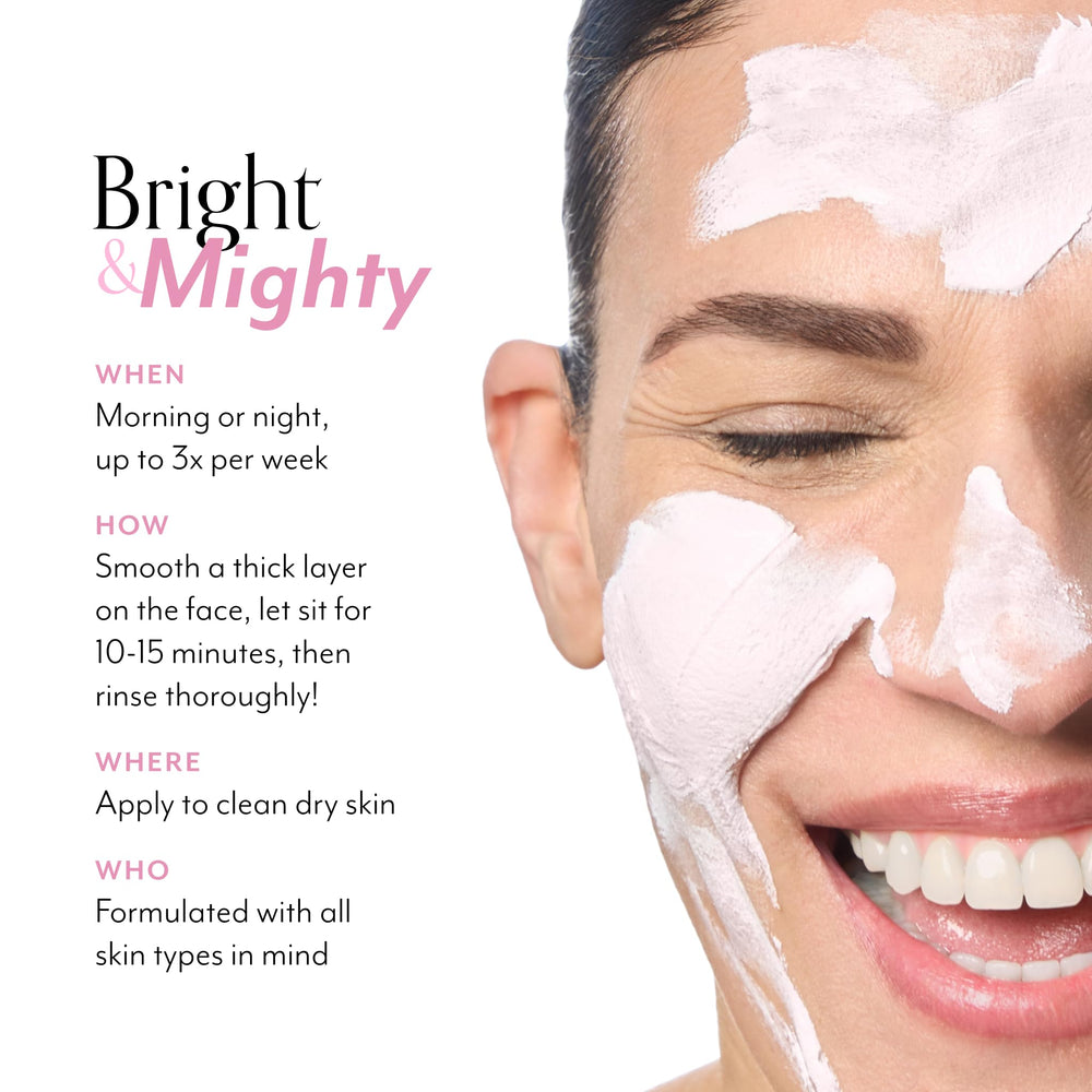 Bliss Mighty Marshmallow mascarilla ingredientes naturales para cuidado diario.