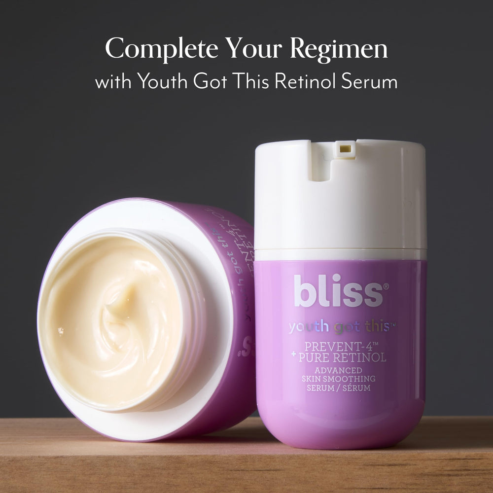 Bliss Retinol PREVENT-4™ Complex para hidratación profunda.