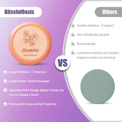BlissfulOasis aroma-fresco en ducha fragancias suaves que perfuman el baño