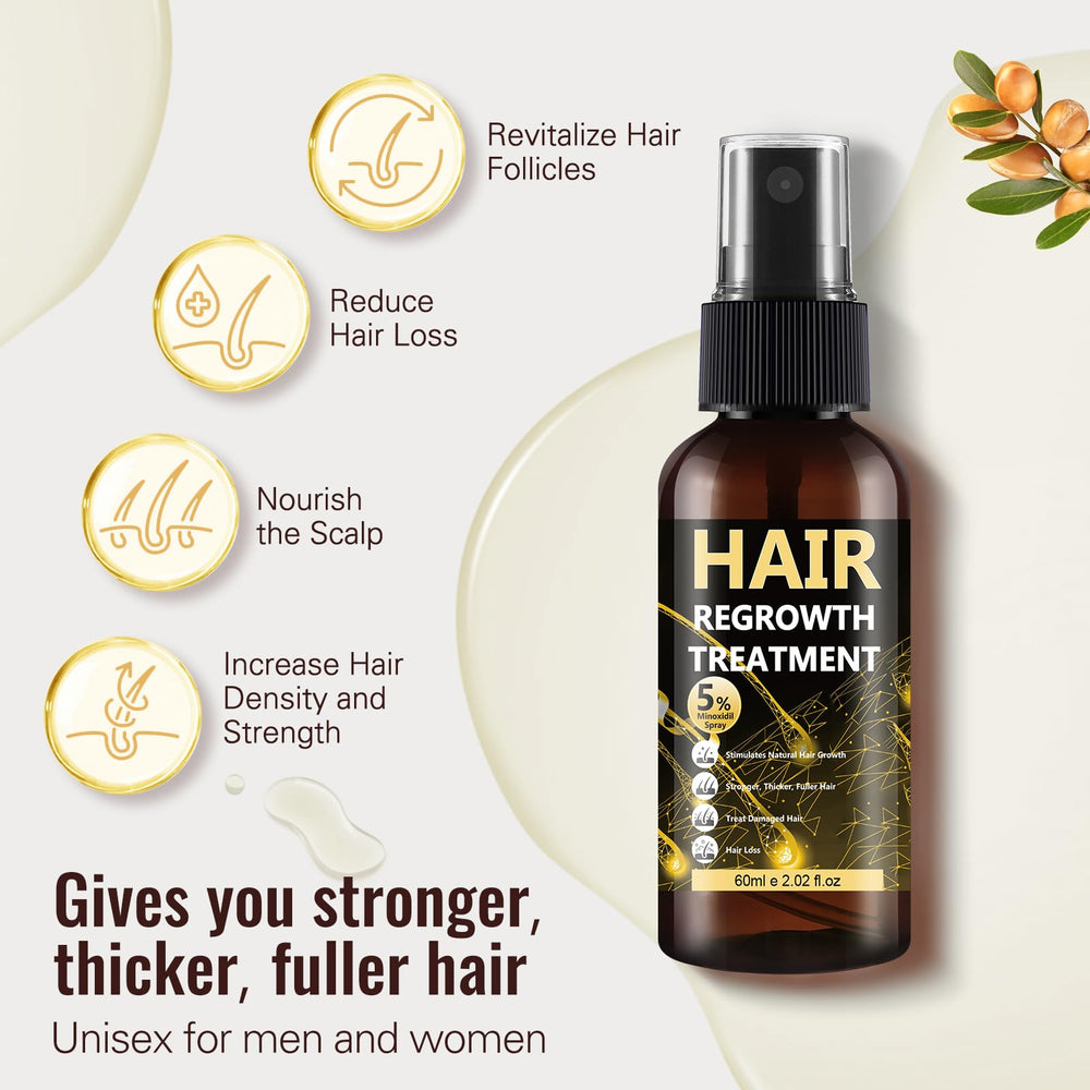 BLISSMATE Minoxidil, spray con aplicador para aplicación precisa