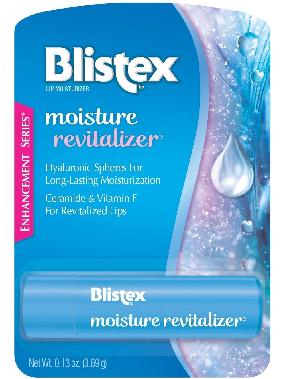 Blistex Moisture Revitalizer: balsamo labial compacto para hidratación duradera y labios suaves