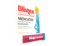 Blistex bálsamo labial medicado de frutos rojos, protección SPF 15 frente al sol