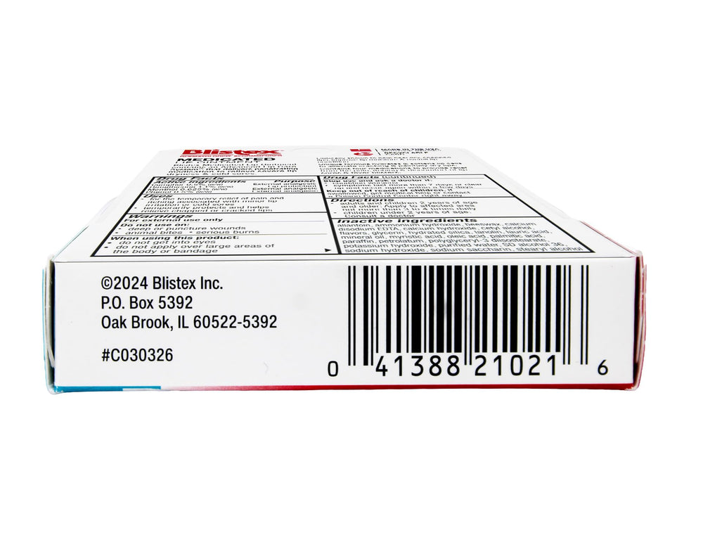 Blistex bálsamo labial medicado, uso-diario para labios saludables.
