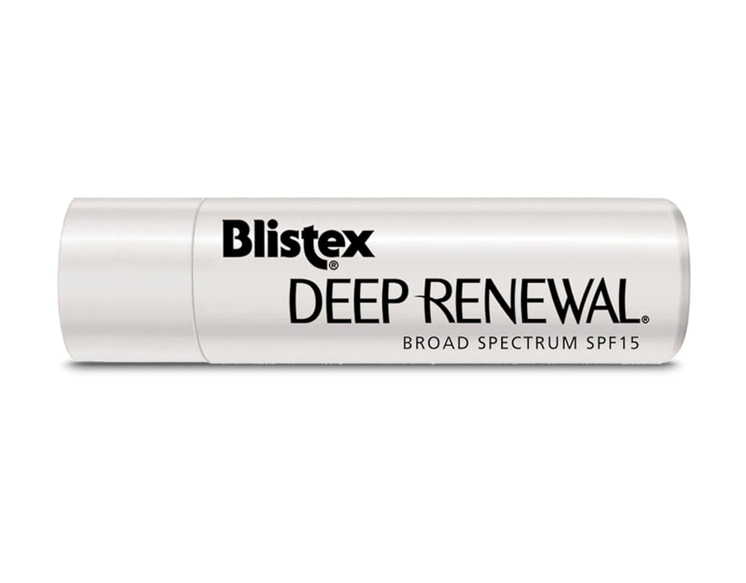 Blistex Renovación Profunda bálsamo labial con textura suave para hidratación.
