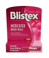 Blistex Balsamo Labial Medicado Berry con SPF 15 para labios secos y agrietados