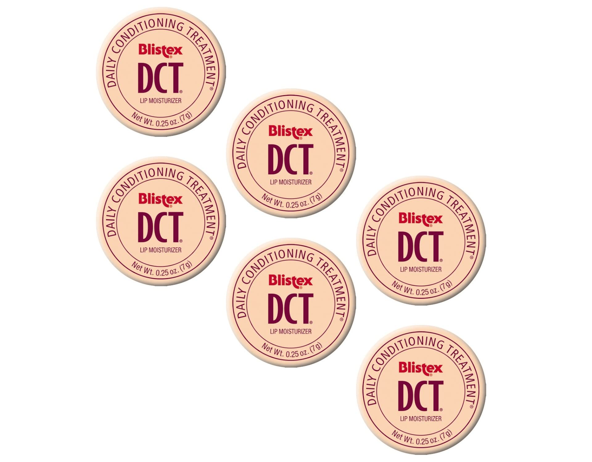 Blistex DCT pack de seis tubos para cuidado diario de labios hidratados