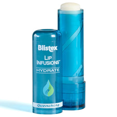 Blistex Infusiones para Labios Hidratantes, ingredientes coco y candelilla para hidratación suave.