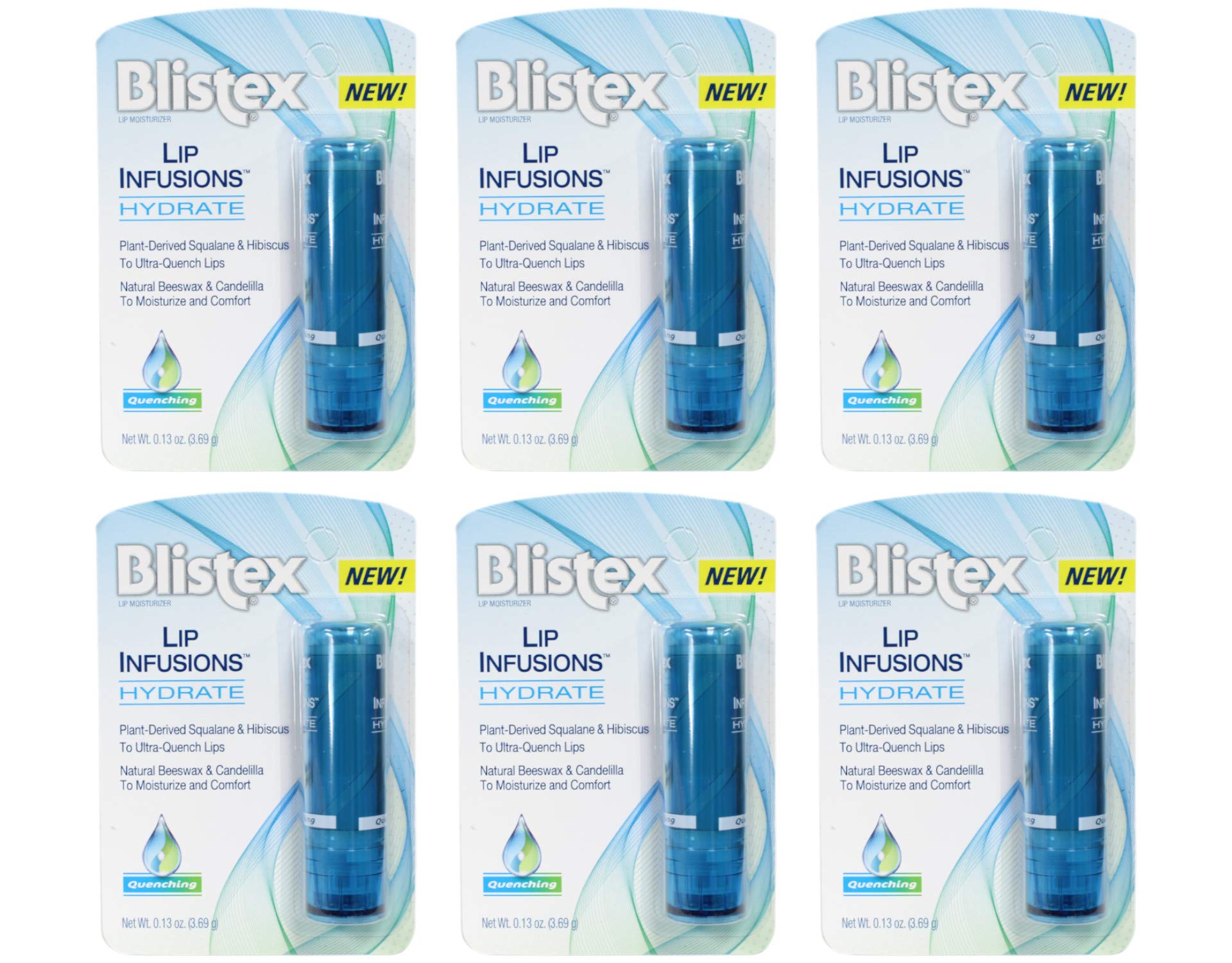 Infusiones labiales Blistex, aplicación suave para uso diario.