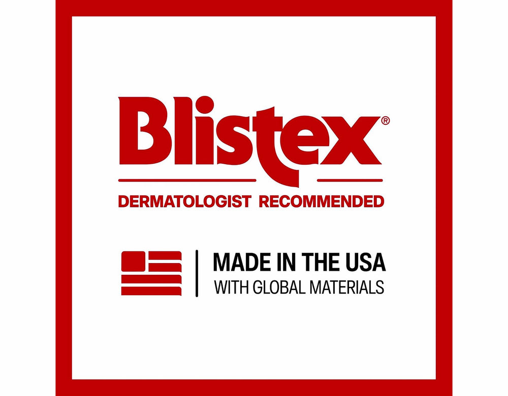 Open cap on Blistex Lip Ointment tube ready for quick application.