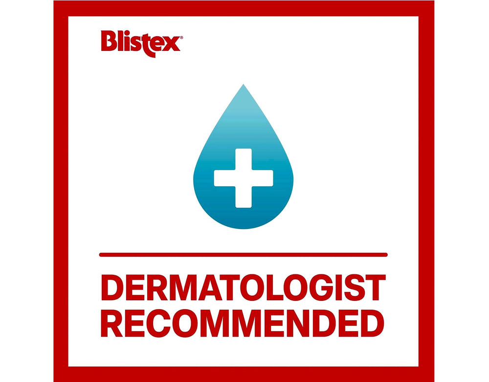 Ingredients label visible on Blistex Medicated Lip Ointment tube.