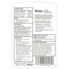 Aplicación del bálsamo Blistex Renovación Profunda para hidratación diaria y brillo natural.