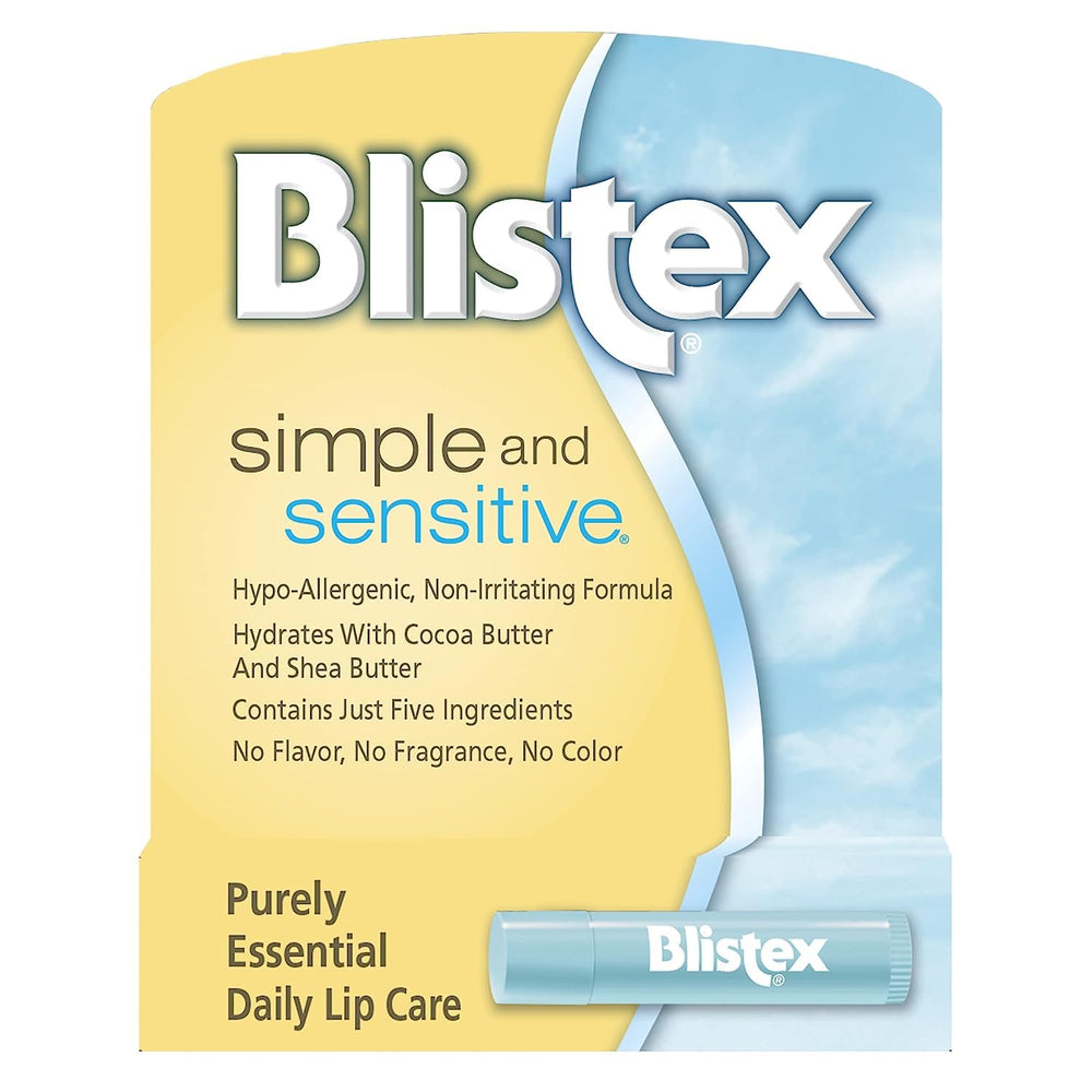 Blistex Simple & Sensitive pack compacto para cuidado diario