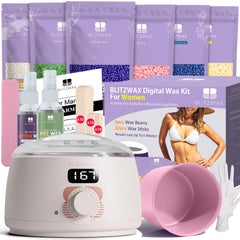 BLITZWAX diseño cuarzo rosa: elegancia y funcionalidad para depilar en casa.