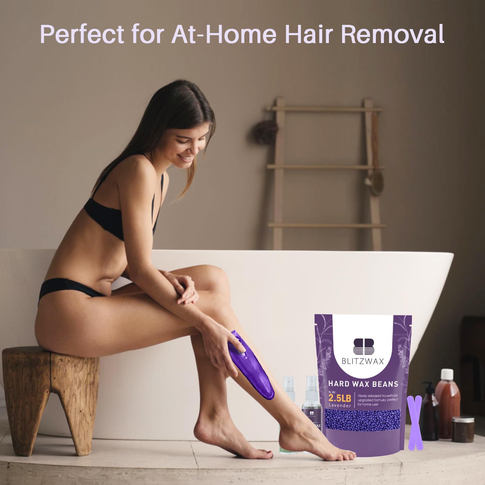 BLITZWAX kit profesional para casa con ceras y aceites.