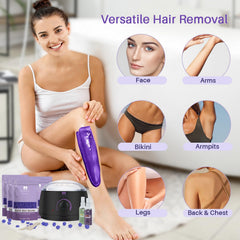 Perlas de cera lavanda BLITZWAX, aroma suave durante la sesión.