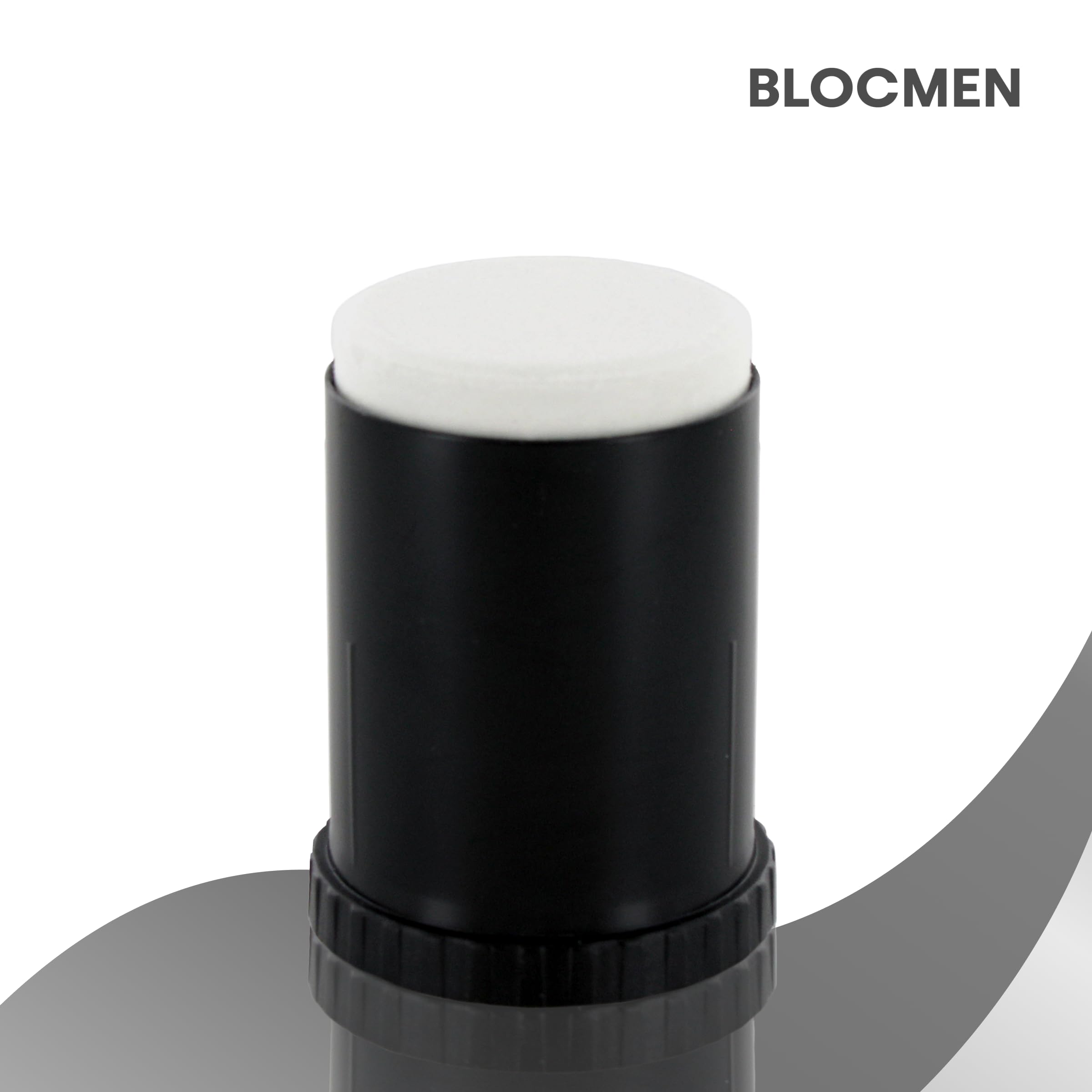 Blocmen Derma barra en la cara, aplicación suave para afeitado cómodo