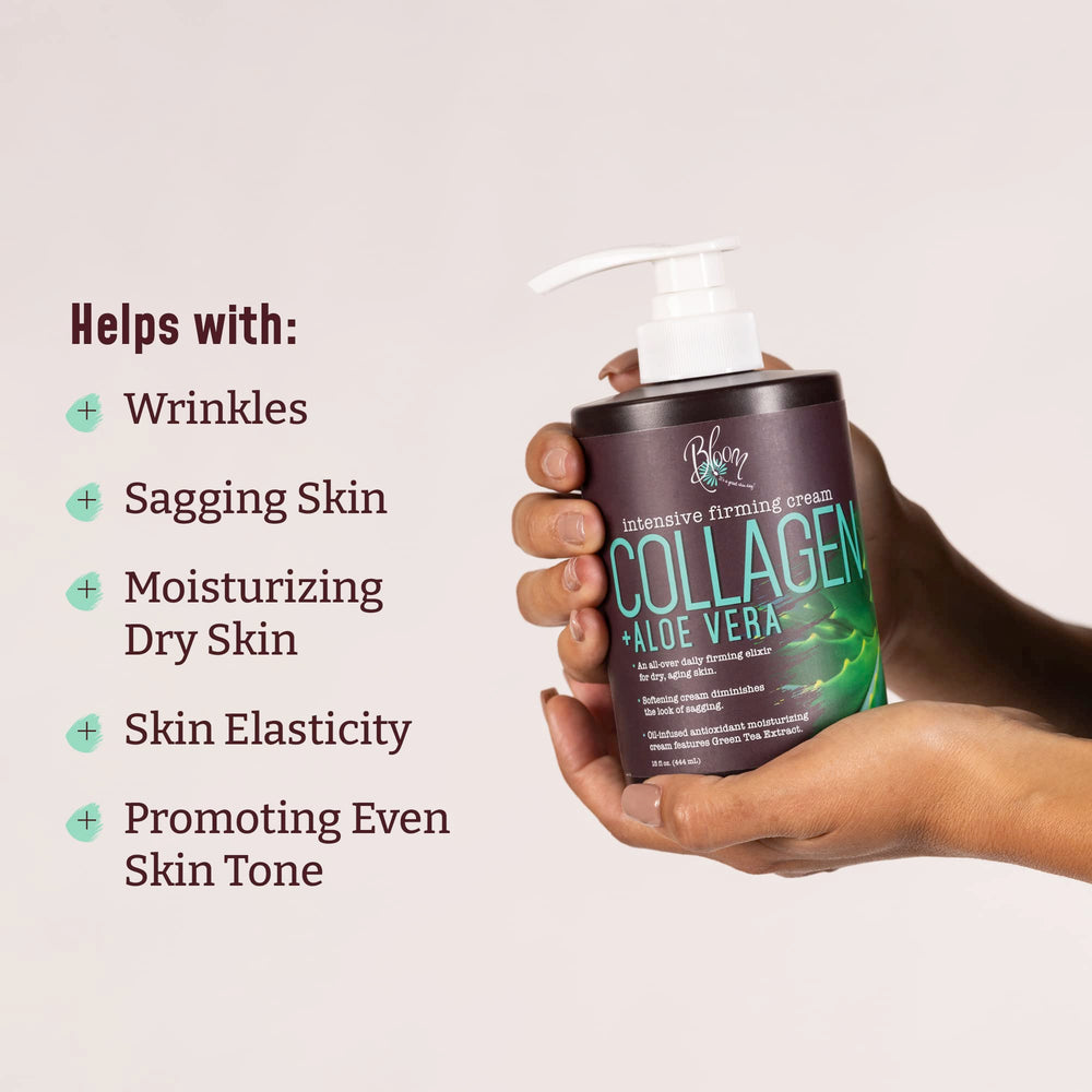 BLOOM loción corporal con aloe vera y vitamina E para hidratación profunda