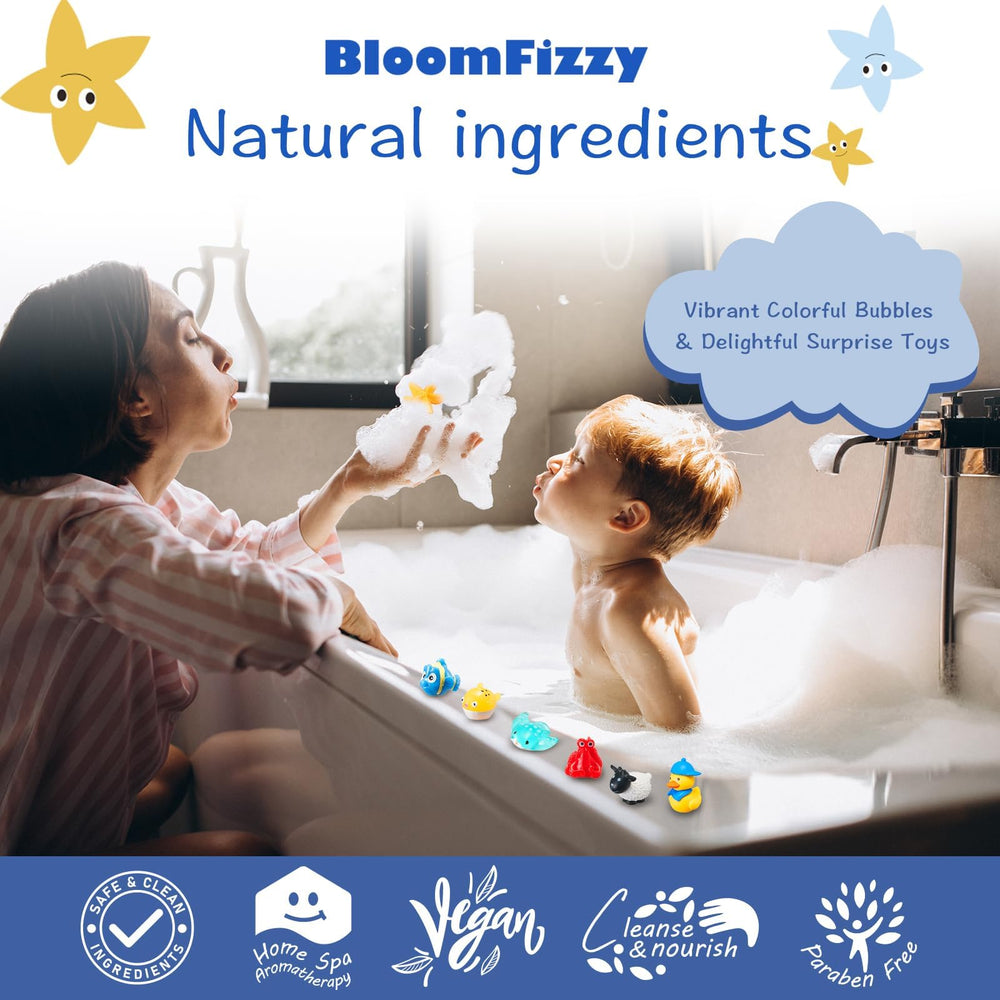 BloomFizzy: juguetes sorpresa, juego educativo y seguro para niños.