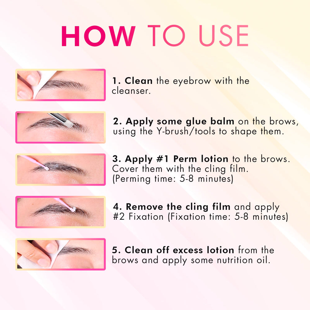 BLOOMORA kit laminacion-cejas: cuidado posterior para prolongar resultados.