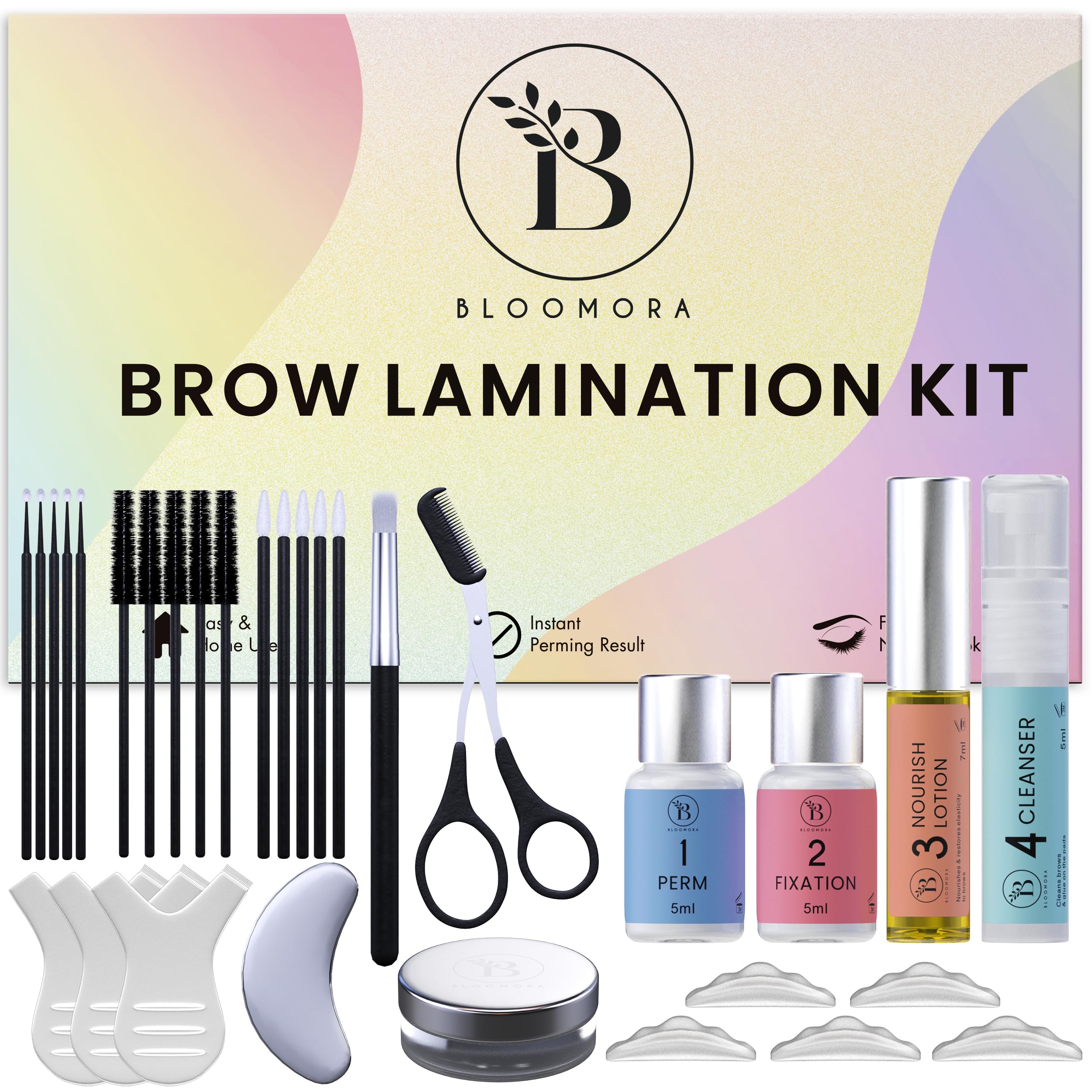 BLOOMORA cejas: kit de laminado para una aplicación precisa y duradera