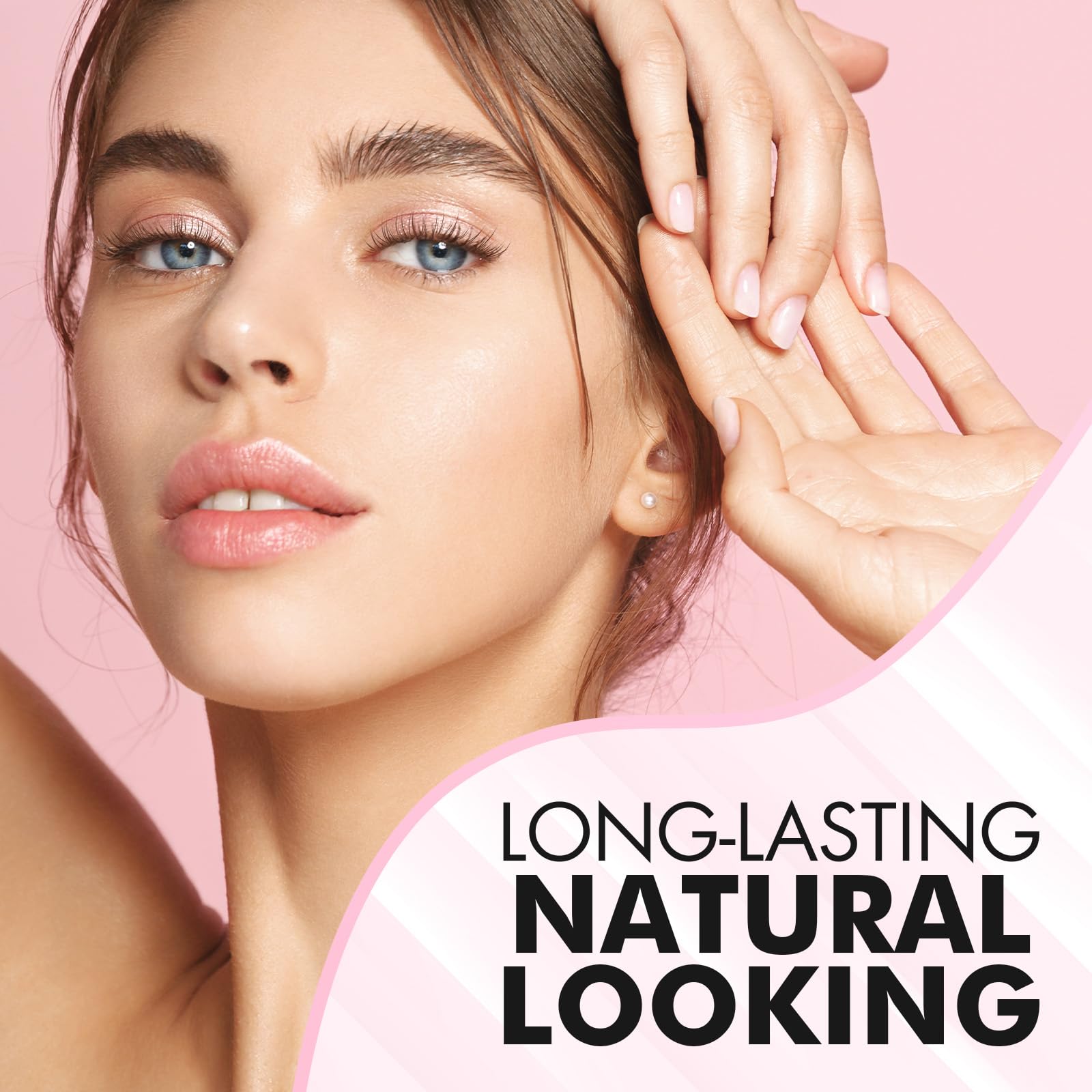 Bloomora ingredientes veganos y no irritantes para pestañas y cejas.