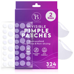BLOOMORA parches invisibles para acné, cobertura discreta y protección localizada.
