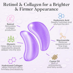 BLOOMORA parches ojos hidratación intensa para mirada fresca y revitalizada.