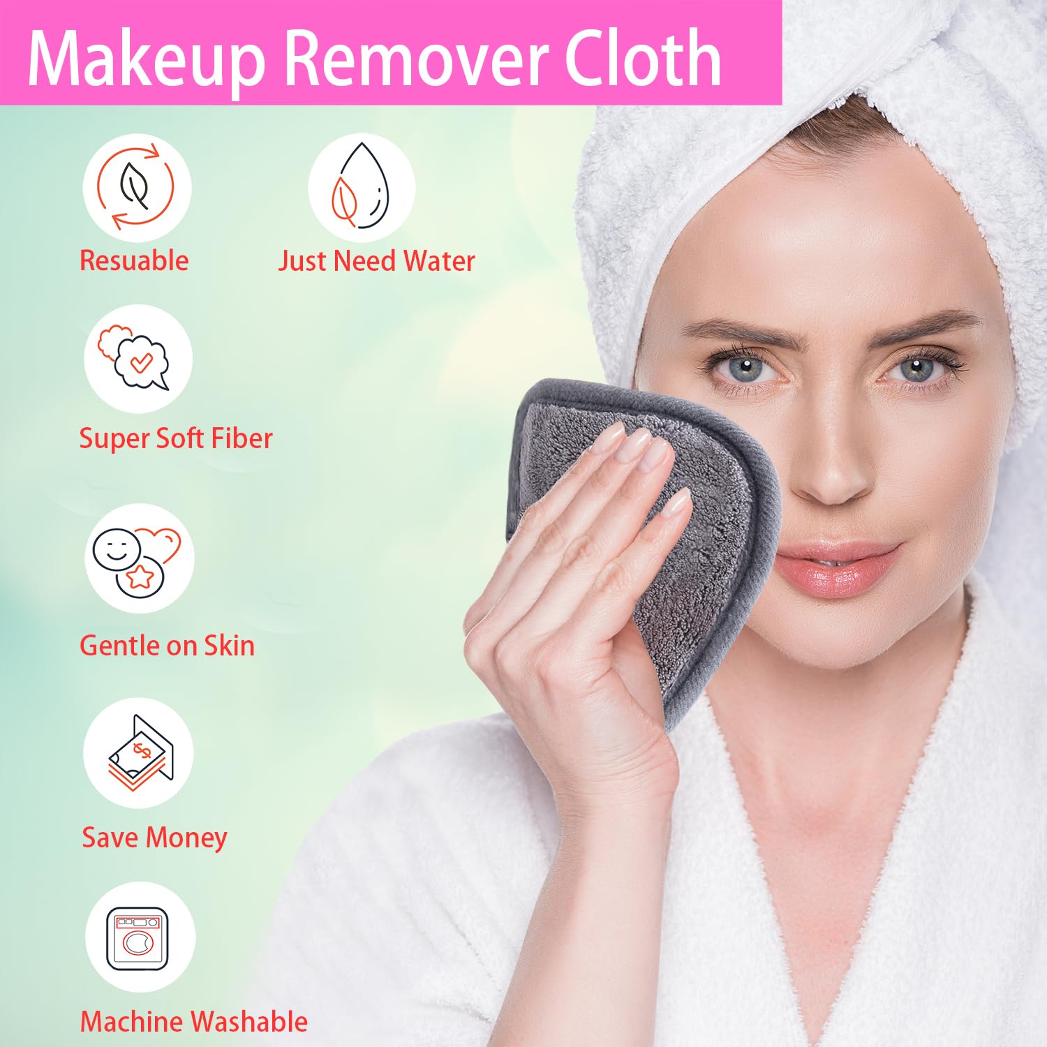 BloomSesame toallitas desmaquillantes para ojos, eliminan maquillaje sin irritar.