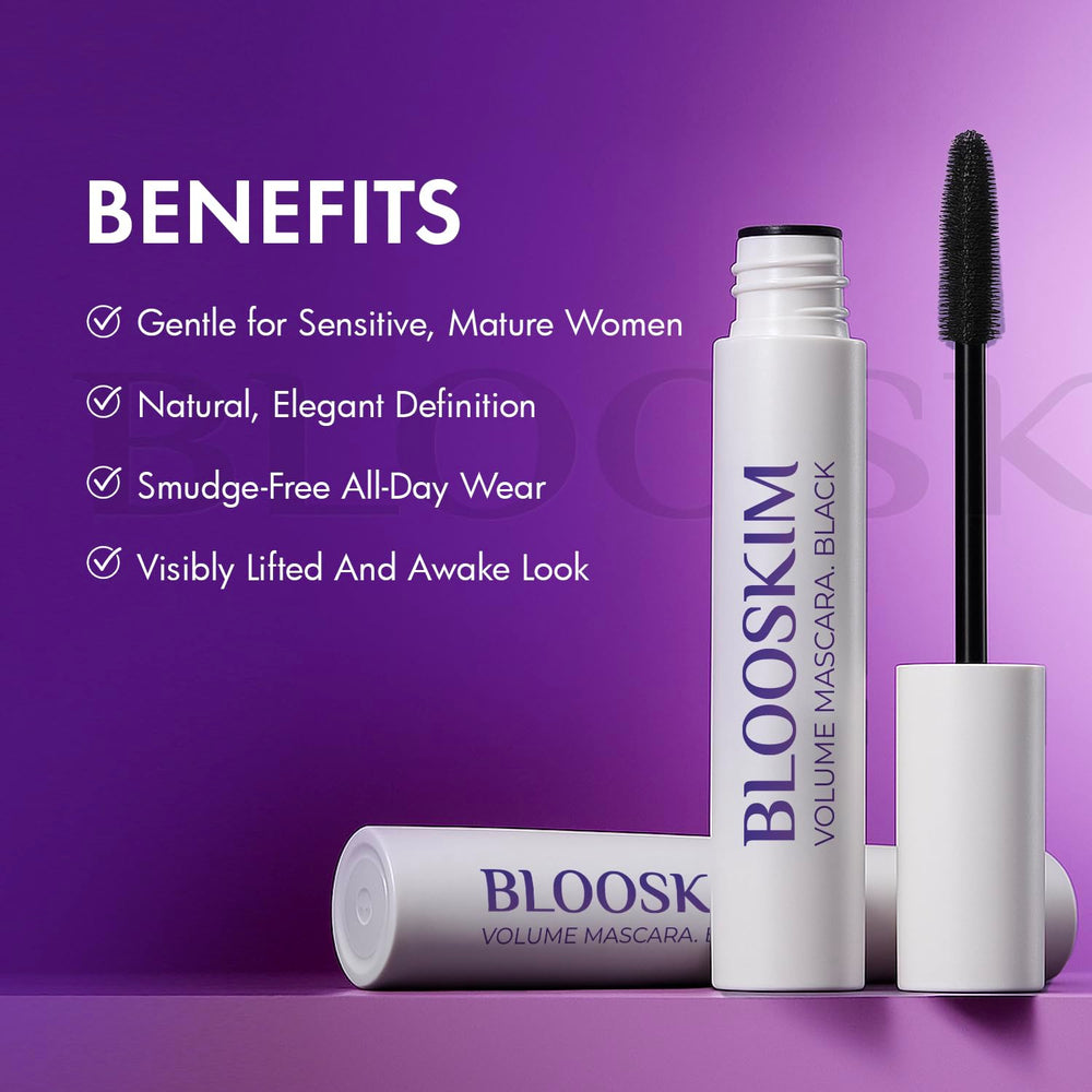 Blooskim Mascara brosse-precision évite les paquets et définit nettement.