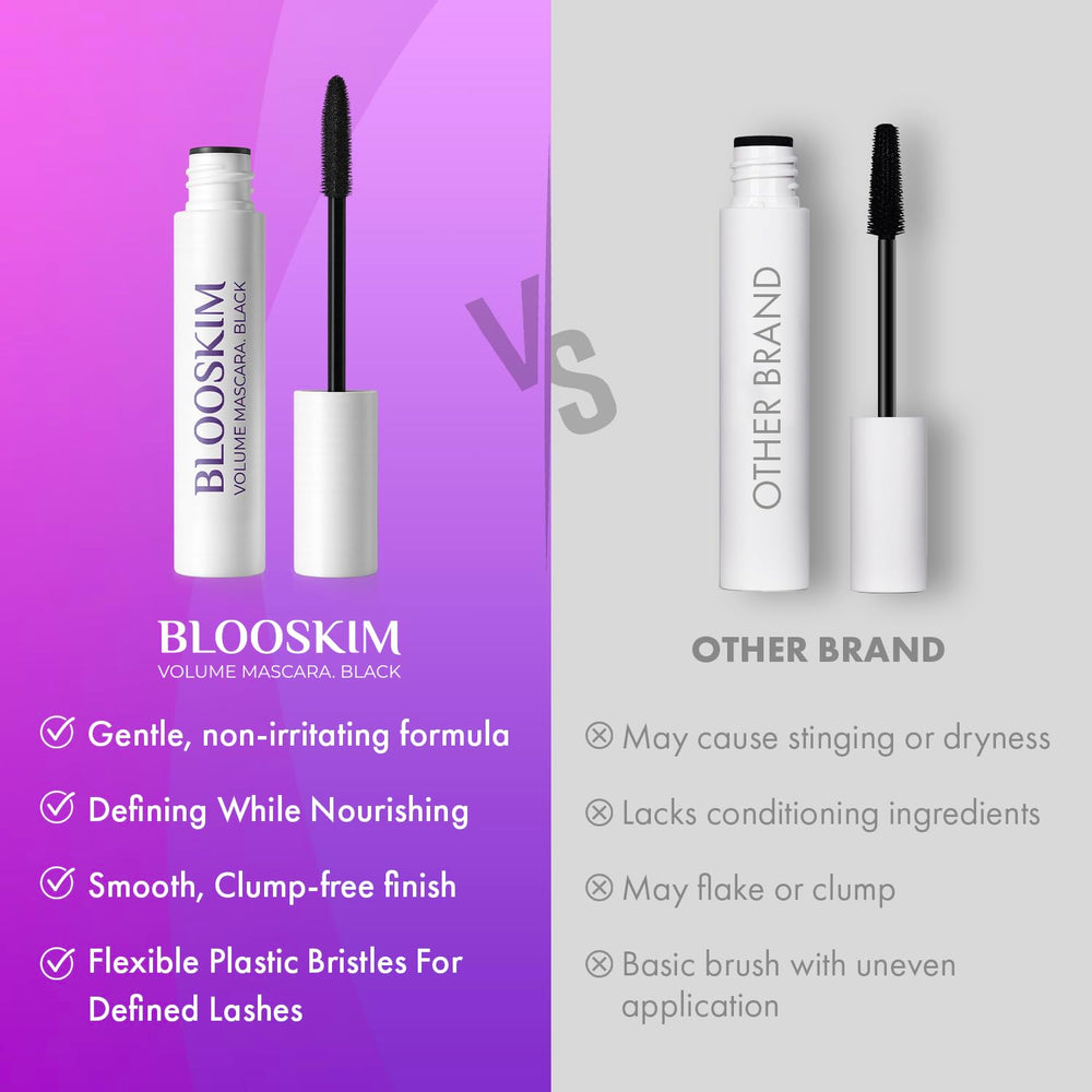 Blooskim Mascara finition-naturelle idéal pour le maquillage quotidien.