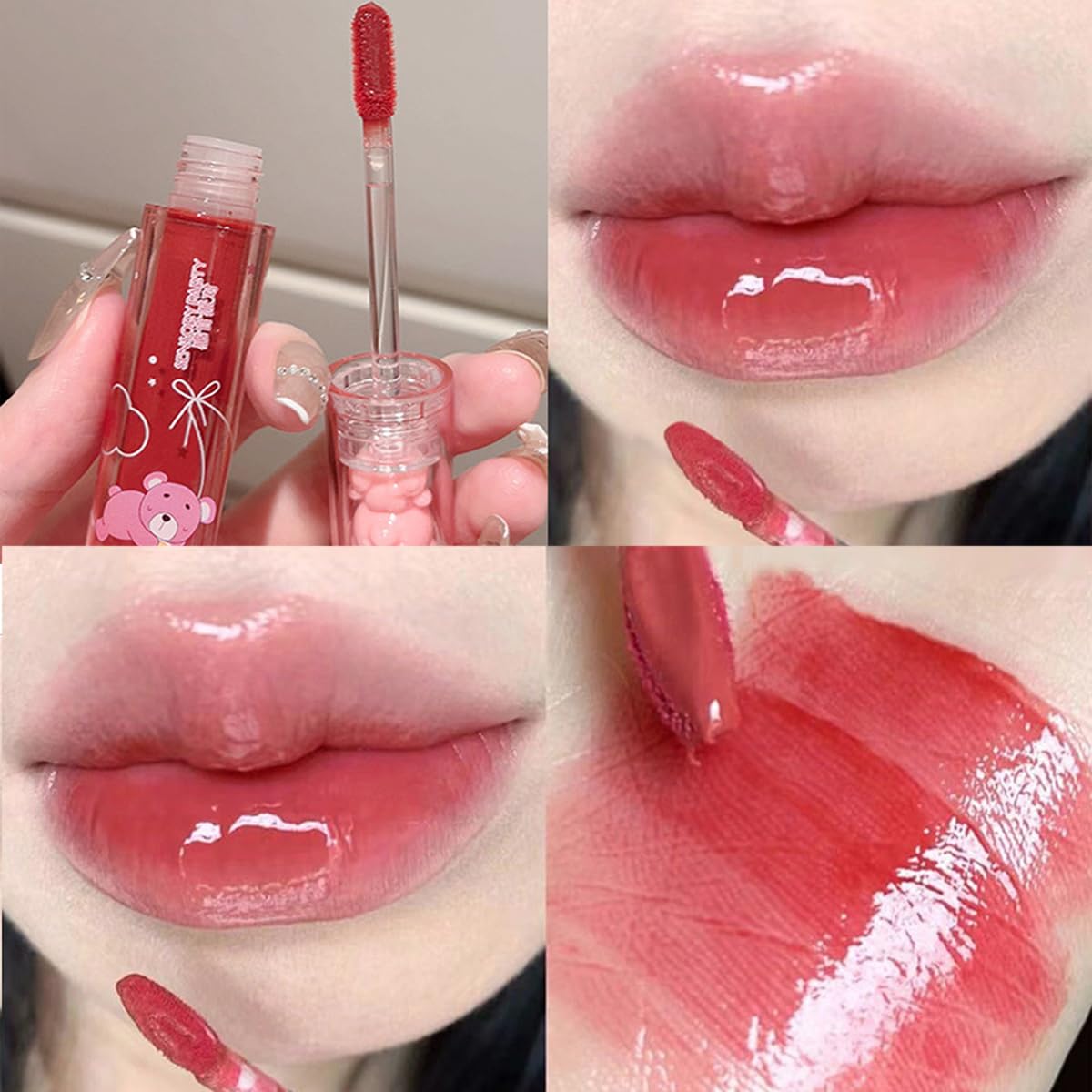 Blopuivo aplicador peluche: aplicación precisa y suave para labios perfectos.