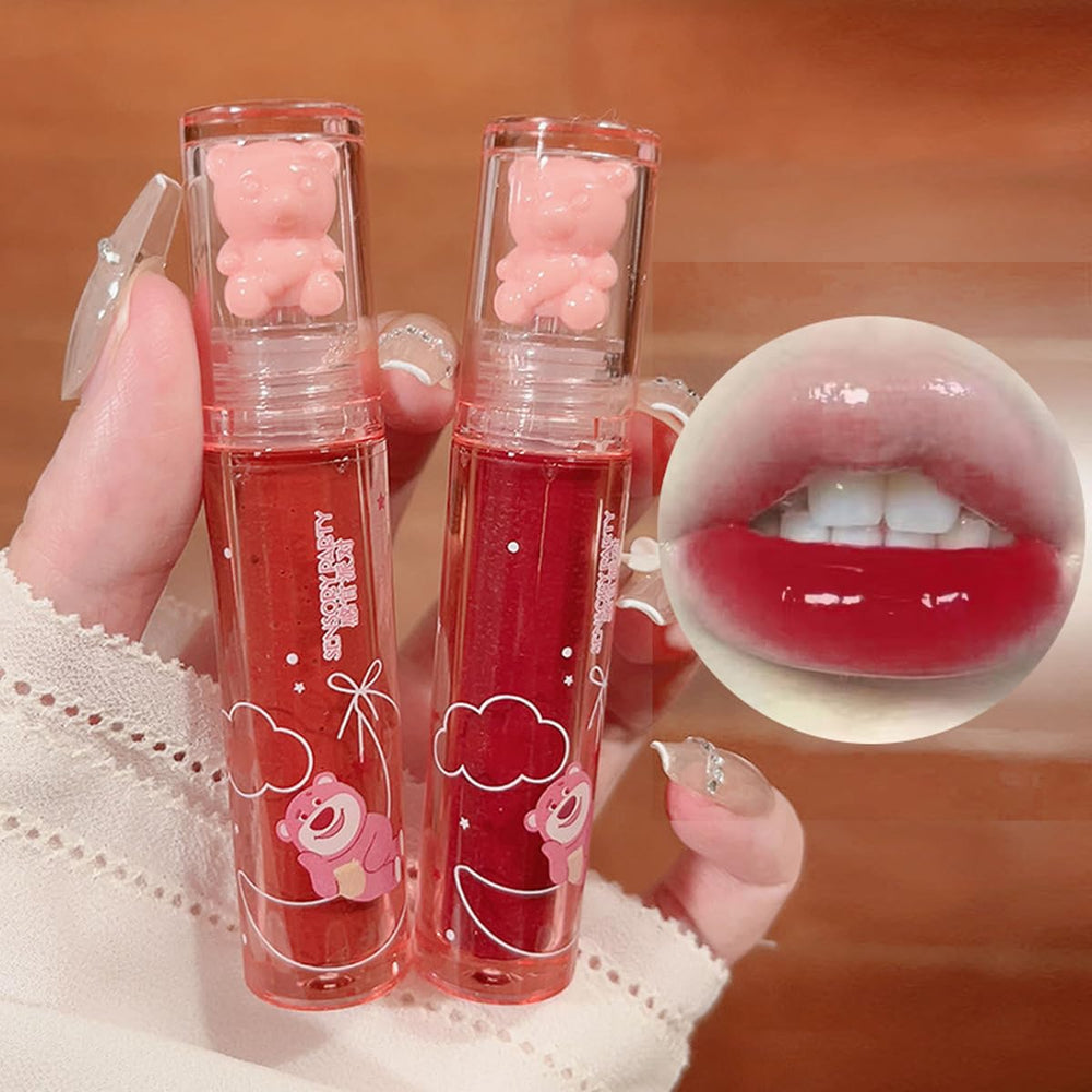 Blopuivo conjunto regalo labial oso: regalo perfecto para Navidad.
