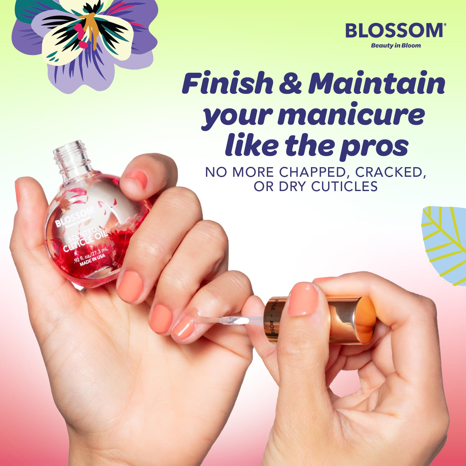 Blossom Aceite con aroma a cereza, experiencia sensorial agradable.