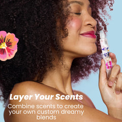 blossom rodillo perfume rosa: flores reales y aroma suave