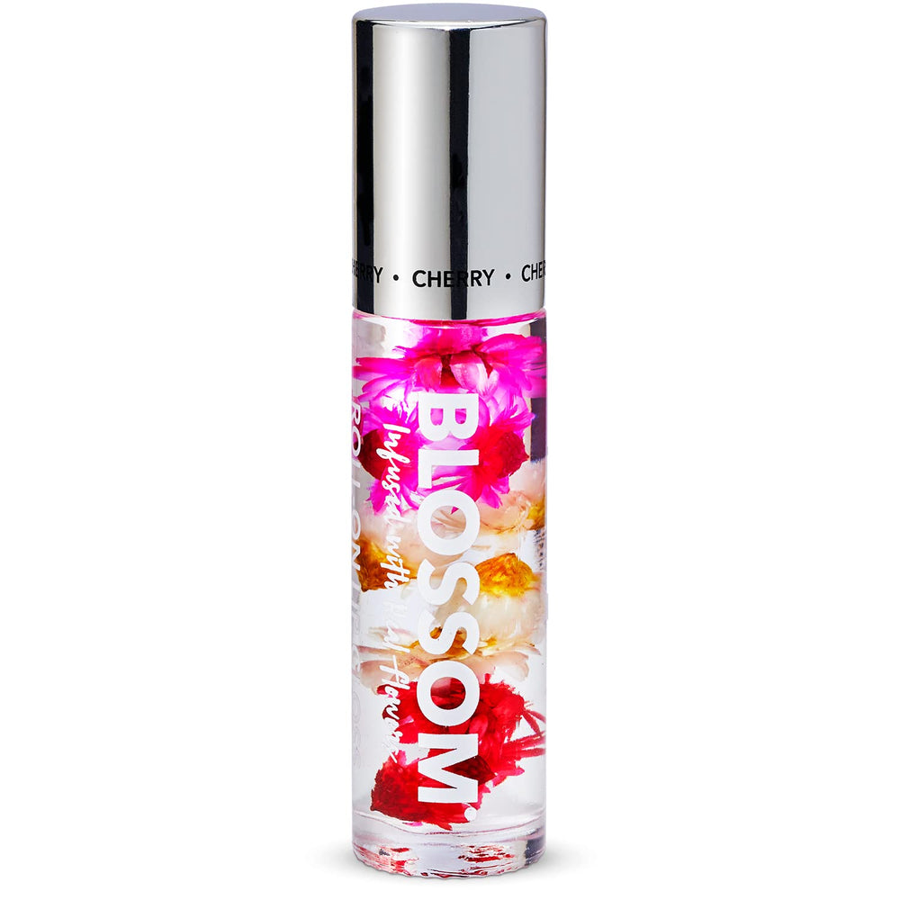 Blossom brillo labial rodante con cereza para un brillo claro e hidratante.