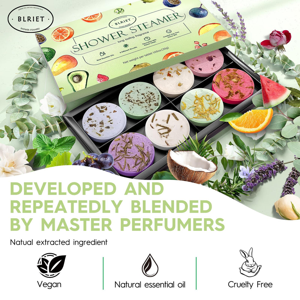 BLRIET aroma duradero para duchas más prolongadas y envolventes