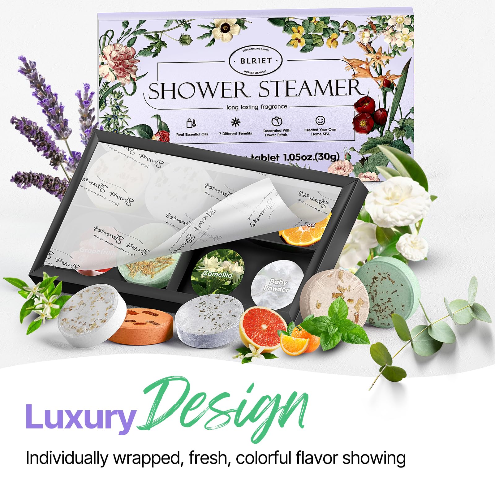 BLRIET, detalle-pastillas-aromaterapia, uso práctico para spa en casa