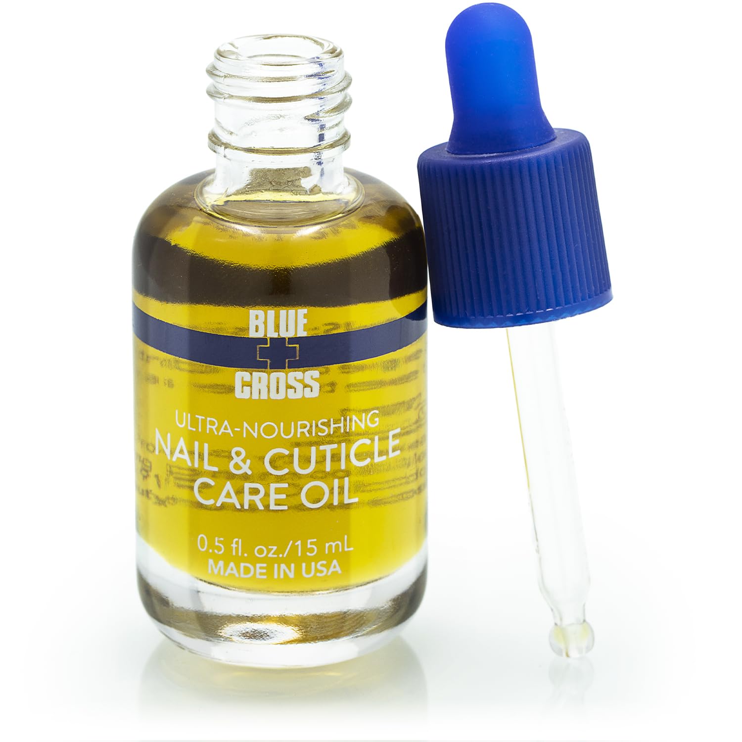Blue Cross aceite de cutículas con gotero, hidrata y cuida tus uñas.