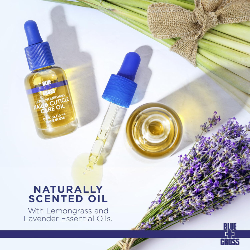 Blue Cross ingredientes naturales, sin aceite mineral, ideal para uñas y cutículas.
