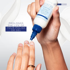 Blue Cross manicura sin agua para uñas y cutículas con apariencia más limpia.