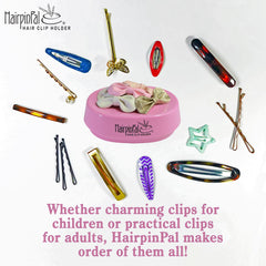 HairpinPal organiza horquillas, manteniendo el tocador limpio.